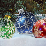 Popxstar  60cm Christmas Balls Christmas Tree Decorations Christmas Gift Xmas Hristmas Decorations for Home Outdoor PVC Inflatable Toys