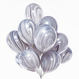 Popxstar Ink Graffiti Color Cloud Latex Balloons Imitation US Thickened 10inch Wedding Birthday Party Festival Decoration Agate Ballon
