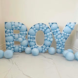 Popxstar   Diy Balloon Box letters Box Custom Name Mosaic Box Mosaic Number Alphabet Frames Balloon Decoration Baby Party Anniversary Decor
