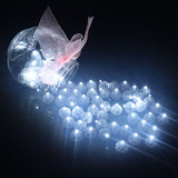 4000 Pcs/ Lot Round RGB Led Flashing Ball Lamps White Balloon Lights for Christmas Party Wedding Decoration Shipping by DHL New