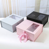 Popxstar Clear Show Window Flower Gift Box Boutique Valentine's Day Flower Case Birthday Gift Package