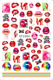 Popxstar Fashion 3D Nail Sticker For Nails Manicure Back Glue Decals Nail Art Stickers for Design Foil Sexy Beauty Girl Decoration Tips