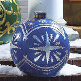 Popxstar  60cm Christmas Balls Christmas Tree Decorations Christmas Gift Xmas Hristmas Decorations for Home Outdoor PVC Inflatable Toys