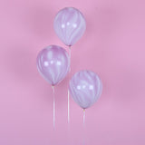 Popxstar New Style 22Inch 4D Agate Color Marble Aluminum Foil Balloons Wedding Birthday Party Decoration Balloon Color Cloud Foil Balloon