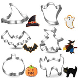 Popxstar Halloween Bat Ghost Cookie Cutter Cake Decorating Fondant Cutters Tool Cookies Biscoito Mold Baking Tool