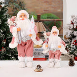 Popxstar Christmas Decorations for Home New Year Kid Gifts Santa Claus Doll Toys 60/45/30cm Mall Desktop Window Ornaments Navidad