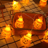 Popxstar 10/20LED Halloween Pumpkin Festival Bar Home Party Decor Halloween Ornament curtain String lights for Halloween