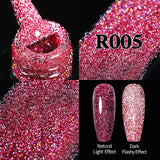 Popxstar 7.5ml Purple Reflective Cat Magnetic Gel Polish Semi Permanent Soak Off UV Led Gel Varnish Spring Nail Art Manicures
