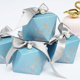 Popxstar Gift Box Diamond Shape Paper Candy Boxes Chocolate Packaging Box Wedding Favors for Guests Baby Shower Birthday Party