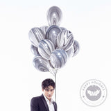 Popxstar Ink Graffiti Color Cloud Latex Balloons Imitation US Thickened 10inch Wedding Birthday Party Festival Decoration Agate Ballon