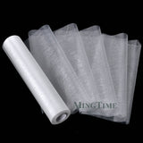Sheer Organza Roll 25M x 29cm Fabric DIY Wedding Gold Party Chair Sash Bows Table Runner Swag Halloween Party Shower Decoration