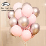 Popxstar 1set 16inch Russian Happy Birthday Letter Foil Balloons Birthday Party Decorations kids gifts Inflatable Air Balls Supplies