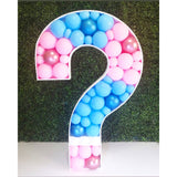 2Popxstar  Letter Heart A-z 40inch Big Balloon Number Mosaic 0-9 Happy Birthday Wedding Party Decoration Baby Shower Large Figure Globo DIY