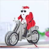 Popxstar 3D Pop UP Santa Cards Marry Christmas Greeting Cards Party Invitations Gifts New Year Greeting Card Anniversary Gifts Postcard