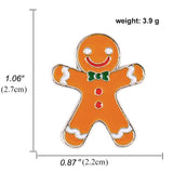 Popxstar Fashion Brooch Christmas Socks Badges Christmas Tree Elk Enamel Badge Small Brooch Women Fashion Party Gifts Home Decoration