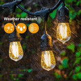 Popxstar LED Solar Bulbs Waterproof String Lights Garden Porch Courtyard Lamp  Waterproof Garden Road Path Decorative Lighting