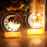 Popxstar Eid Mubarak Decor Ornament Light Eid Kareem Ramadan Decor for Home Ramadan Mubarak Eid Al Adha Islamic Muslim Party Decor