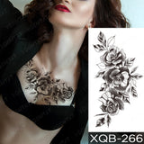 Popxstar Waterproof Temporary Tattoo Sticker I Love You Flash Tattoos Lip Print Butterfly Flowers Body Art Arm Fake Sleeve Tatoo Women
