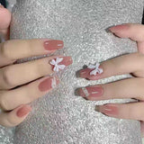 Popxstar Spring Centerpiece Ideas Short Square Acrylic Nails Spring Dip Nails 24pcs Rhinestone Design Fake Nails Shiny Bridal Women Lady Party Nail DIy Decorations Press On Nail Tips False Nail Patch