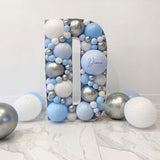 2Popxstar  Letter Heart A-z 40inch Big Balloon Number Mosaic 0-9 Happy Birthday Wedding Party Decoration Baby Shower Large Figure Globo DIY