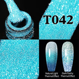 Popxstar 7.5ml Purple Reflective Cat Magnetic Gel Polish Semi Permanent Soak Off UV Led Gel Varnish Spring Nail Art Manicures