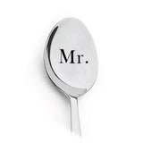 Popxstar Valentines Day Gift Anniversary Gift for Boyfriend Stainless Steel Spoon Good Morning Handsome Present  Wedding Gifts