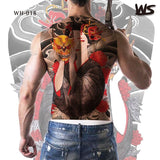 Popxstar large temporary tatoo for men tattoo body art full back sexy tattoo sticker lion king tiger dragon tattoo designs waterproof