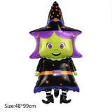 Popxstar Halloween Pumpkin Ghost Balloons Decorations Spider Foil Balloons Inflatable Toys Bat Globos Halloween Party Supplies Kids Toys
