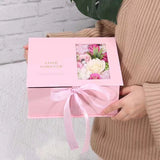 Popxstar Clear Show Window Flower Gift Box Boutique Valentine's Day Flower Case Birthday Gift Package