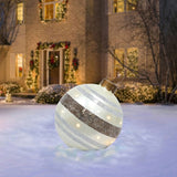 Popxstar  60cm Christmas Balls Christmas Tree Decorations Christmas Gift Xmas Hristmas Decorations for Home Outdoor PVC Inflatable Toys