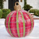 Popxstar  60cm Christmas Balls Christmas Tree Decorations Christmas Gift Xmas Hristmas Decorations for Home Outdoor PVC Inflatable Toys