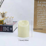 Popxstar Flameless Flickering Led Candles Light Tealight Led Battery Power Candles Lamp Electronic Votive Led Lamp Halloween Home Decor