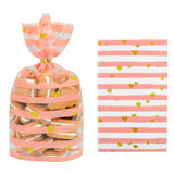 Popxstar 50Pcs Plastic Candy Bag Biscuit Cookie Packing Bags Christmas Gift Birthday Party Decoration Supplies Wedding Favors Baby Shower