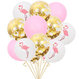 Popxstar Pink Flamingo Cake Topper Tropic Party Summer Flower Girl Birthday Wedding Deco Flamingo Gifts Hawaii Hawaiian Party Decor