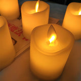 Popxstar Flameless Flickering Led Candles Light Tealight Led Battery Power Candles Lamp Electronic Votive Led Lamp Halloween Home Decor