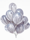 Popxstar Ink Graffiti Color Cloud Latex Balloons Imitation US Thickened 10inch Wedding Birthday Party Festival Decoration Agate Ballon