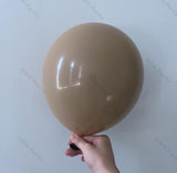Popxstar 102pcs Doubled Blush Nude Balloon Garland Kit Boho Wedding Decoration Metal Copper Balloon Arch Birthday Party Baby Shower Decor
