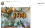 Popxstar 119Pcs Vintage Green White Gold Latex Balloon Garland Arch Kit for Kids Jungle Birthday Party Baby Shower Wedding Decorations