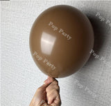 Popxstar Baby Shower Balloons Garland Coffee Brown Balloon Arch KIt Wedding Birthday Decorations Blush Anniversary Party Decor Supplies