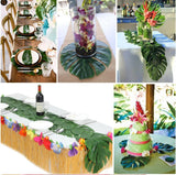 Popxstar 12Pcs Artificial Tropical Palm Leaves for Hawaiian Luau Theme Party Decorations Home garden decoration AA8238