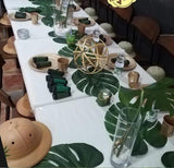 Popxstar 12Pcs Artificial Tropical Palm Leaves for Hawaiian Luau Theme Party Decorations Home Garden Decoration