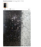 Popxstar 5000pc Shimmer Sequin For Air Activated Panel Wedding Backdrop Background Live Decoration Shimmering Turquoise Mirror Party Wall