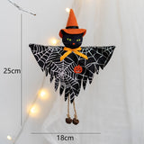 Popxstar 1pcs Halloween Hanging Ghost Decorations Pumpkin Ghost Straw Windsock Pendant for Outdoor Indoor Bar Party Background Decoration