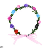 Popxstar 1pc Glowing Garland Hairband LED Light Up Crown Wreath Women Girl Adjustable Birthday Wedding Festival Party Luminous Decoration