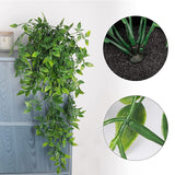 Popxstar Artificial Ivy Leaf Garland Plants Leaves Vine Fake Foliage Flowers DIY For Home Wedding Party Bathroom Garden Decorations
