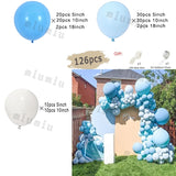 Popxstar Matte Metal Balloon Balloon Garland Arch Kit Birthday Party Decor Silver Latex Baby Shower Wedding Balloons Decoration Supplies