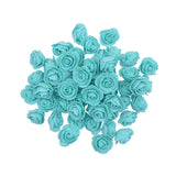 Popxstar 200/100/50Pcs 3.5cm Grey Foam Rose Head Artificial Flower Bear Rose For Wedding Home Decor DIY Valentine's Day Gift Party Wreath
