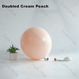 Popxstar Doubled Blue Blush Nude Balloons Garland Arch Baby Shower Decoration Apricot Ball Kid Birthday Party Gender Reveal Decor Supply