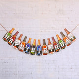 Popxstar  Hawaii Summer Beer Festival Banner Happy Birthday Party Decor Tropical Aloha Hawaiian Birthday Letter Garland Beach Party