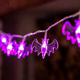 Popxstar 1.5M 10LED Halloween Led Light Pumpkin Bat Ghost String Lamp Hanging Ornament Happy Halloween Party Horror Decoration For Home